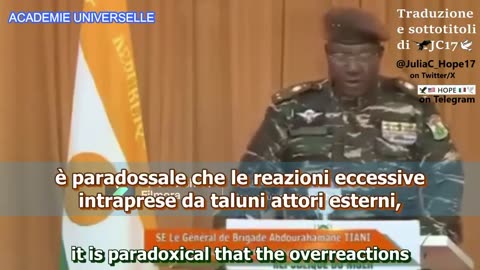 RUSSIA: Abdourahmane TCHIANI, capo del governo militare del NIGER (19 agosto 2023)