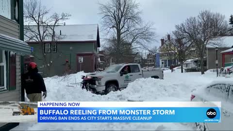 Concern for Buffalo residents after historic blizzard l GMA