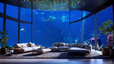 Relaxing Cozy Under Water Aquairum | Relaxing and Peaceful Music 🧘‍♀️🧘‍♀️🧘‍♀️