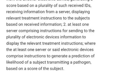 🚨U.S. PATENT 11,107,588B2 APPROVED 8/31/21 FOR REMOTE CONTACT TRACING VAXXED HUMANS WORLDWIDE