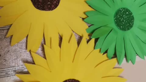 Crafting sunflower || crafting ideas || sunflower crafting