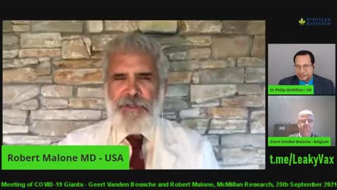 Dr. Robert Malone said it is the vaccinated creating the risk