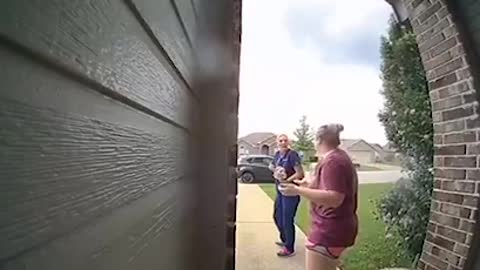 Pet Bird Flies Outside on Street After Owner Answers Main Door