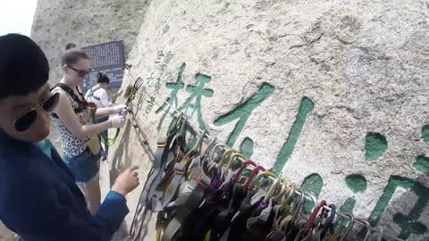 Hua Shan Cliffside Plank Walk