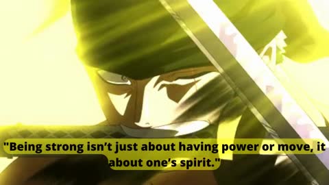 BEST QUOTES RORONOA ZORO - ONE PIECE ( English Quotes) #animequotes #onepiecequotes #onepiece