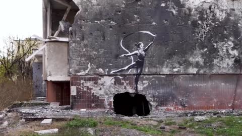 The god of street artists Banksy came to Ukraine