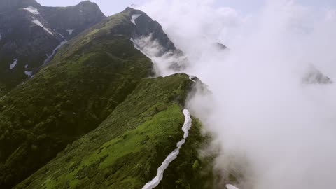 mountains earth sky