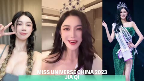 JIA QI IS THE NEWLY CROWNED MISS UNIVERSE CHINA 2023