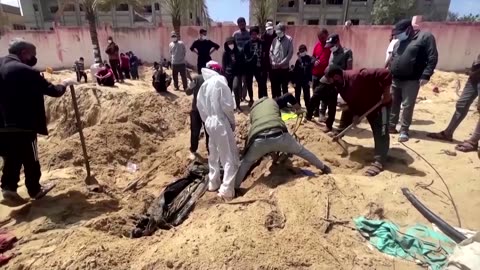 UN rights chief 'horrified' by Gaza mass grave reports