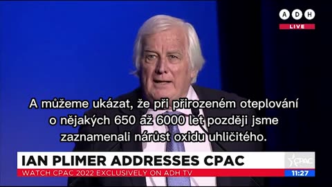 Geologist, Professor Ian Plimer, exposes the human-induced "climate crisis" fraud