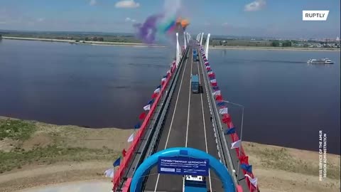 First Russia-China highway bridge opens to traffic in Blagoveschensk