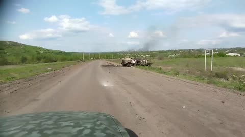 The road of death to Artemivsk is getting more and more destroyed AFU equipment.