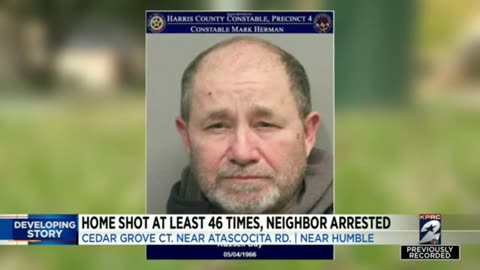 MAN SHOOTS INTO HIS NEIGHBOR'S HOUSE OVER 45 TIMES!!😲 OVER BARKING DOG'S..