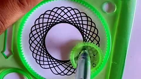 Easy Art ! Amazing Drawing For Kids | ASMR Spirograph Beautiful Video #shorts #short