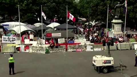 Anti-vaccine protests in NZ enter ninth day