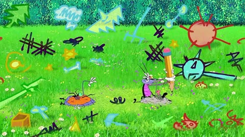 😂😂 Oggy and Cockroach best cartoon || Magic Pencil ✏️ Episode 😂😂.#viral.#rumble.#cartoon