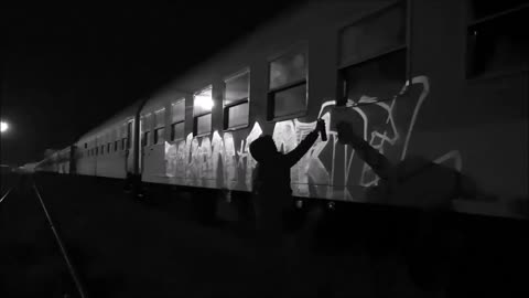 Graffiti train bombing II.