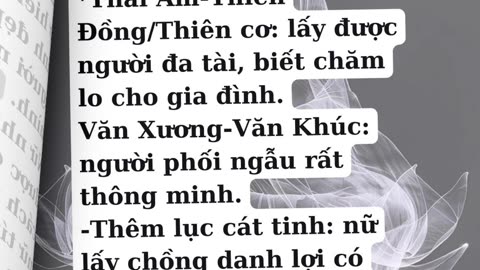 Xem vợ chồng ở đâu trong tử vi.Phần 8