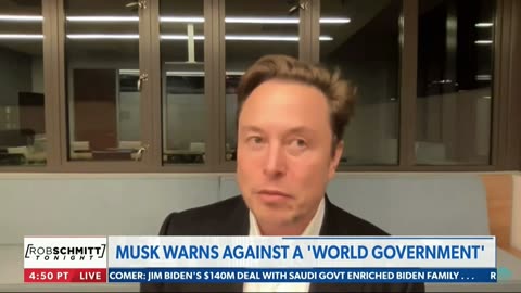 Elon Musk Warns Against "Global Government"