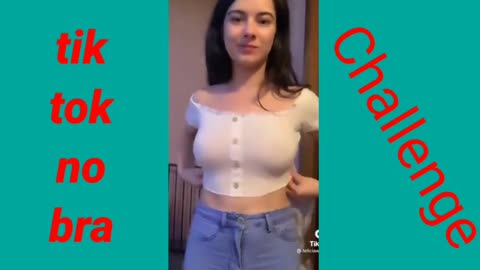 No bra challenge