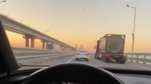 On the Crimean bridge at a speed of 305 km / h