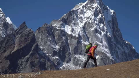 Nepal In 4K - Country Of The Highest Mountain In The World | Scenic Relaxation Film