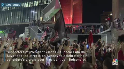 Supporters Of Brazil’s President-Elect Lula da Silva Celebrate Victory Over Bolsonaro