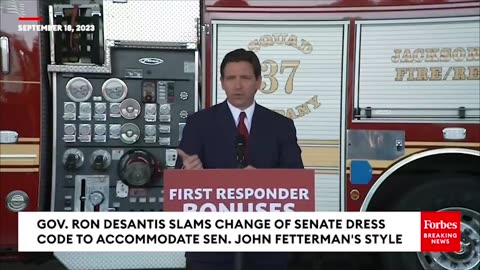 BREAKING NEWS- DeSantis Rips Senate Dress Code Change To Fit John Fetterman's Style- 'Oh My Gosh!'