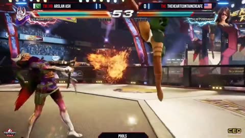 Arslan Ash (Kuni) VS THCC (Katrina) | Pools | CEO 2023 | Tekken 7