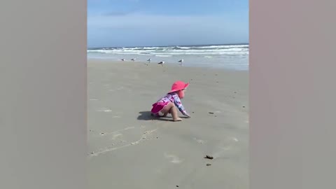 Try Not To Laugh - Funniest Babies on the Beach _ Pew Baby