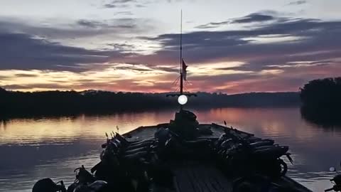 the beauty of the Kapuas river in West Kalimantan