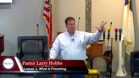 FCBBI "Homiletics" Lesson 1: What is Preaching