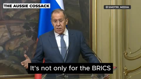 Sergei Lavrov: "The process of dedollarization has already started and can't be stopped"