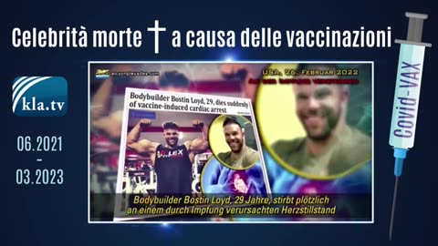 763 celebrità morte dopo il vaccino Covid! Quanti allora nella popolazione?!