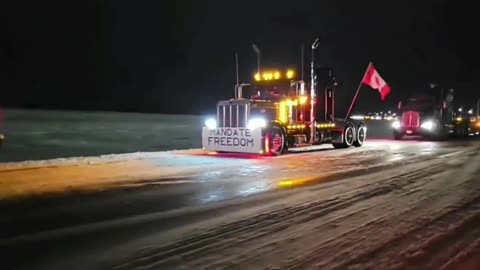 Canadian truckers reacting to mandatory vaccines (Jan 2022)