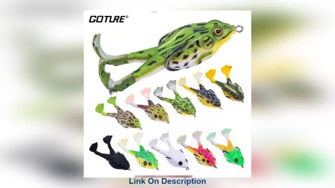 Best Seller Goture Frog Type Topwater Lure Silicone Thun