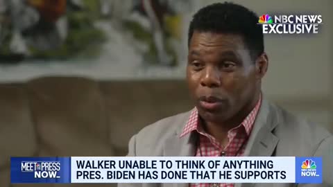 Herschel Walker has CLASSIC answer when pressed to name Biden accomplishment