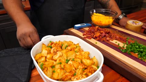 A Loaded Chicken and Potato Casserole that’s Fast and Easy