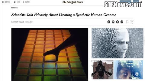 THE SYNTHETIC HUMAN GENOME PROJECT