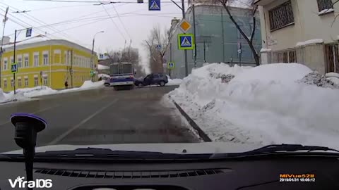 Funny russian car crashes 2020 february winter edition compilation