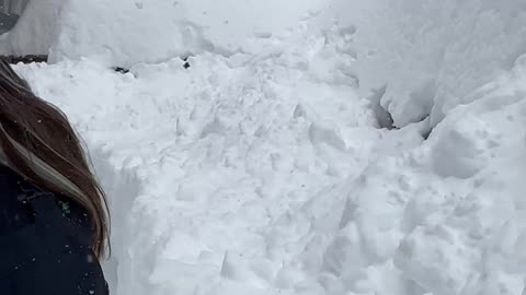 Residents Buried Under Snow in California Mountains