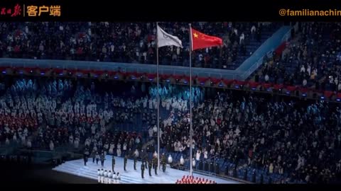 Cerimônia de abertura em 3 minutos dos jogos olímpicos de inverno Beijing 2022