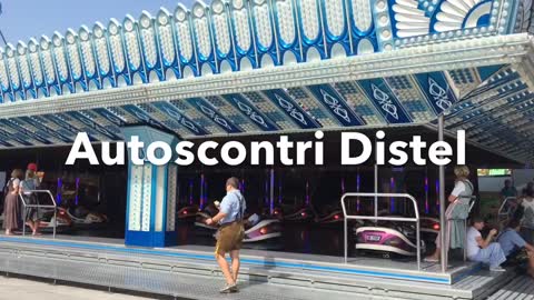 AUTOSKOOTER DISTEL BUILT GOSETTO ITALY AND FUN LED LIGHT