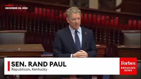 WATCH: Rand Paul Exposes Three SHOCKING Abuses of Tax Dollars