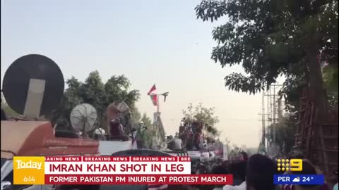 Imran Khan shot in leg at protest march