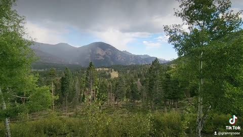 Storm approaching Rocky Mountain National Park CO