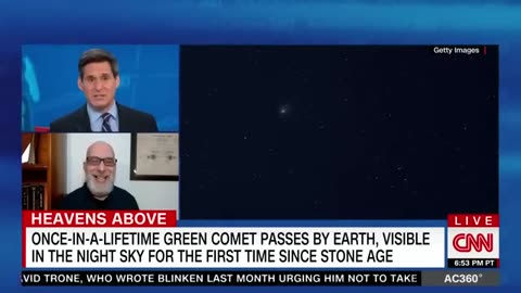 Green comet seen from Earth for first time since Stone Age