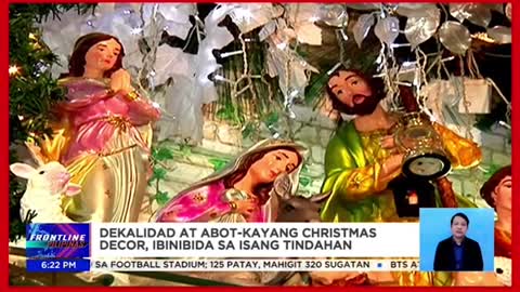 De kalidad, abot-kayangChristmas decor, ibinibidasa isang tindahan