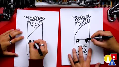 How To Draw A Frankenstein Burrito