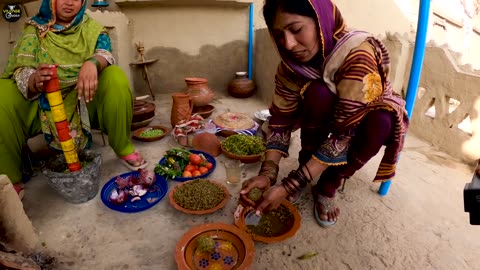 Living life style of desert women's and their traditional cooking